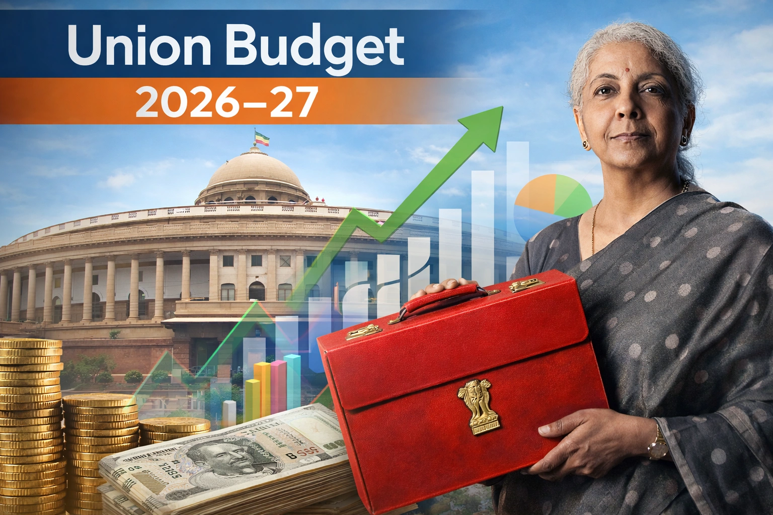 Union Budget 2026-27 Sector-wise Budget Allocation and India's Growth  Blueprint - Corporate Finance Advisory Services India | BLUCREST